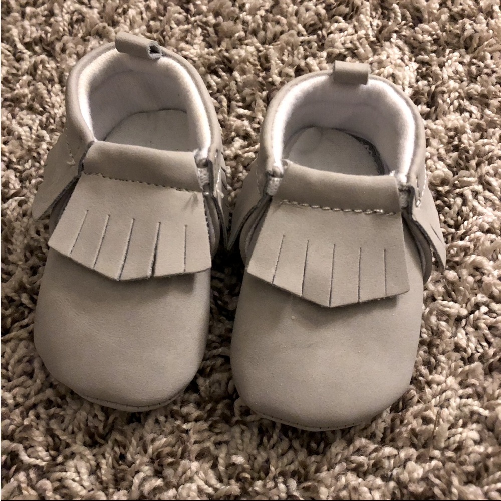 Baby moccasin booties